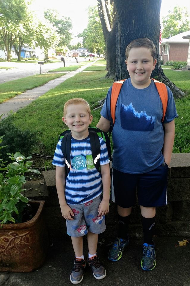 5th grade & Kindergartner
